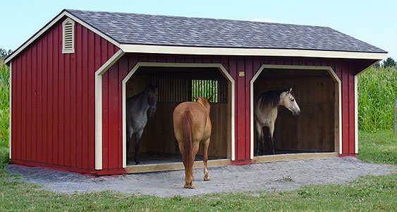 Run In Sheds  Affordable Horse Sheds From PA